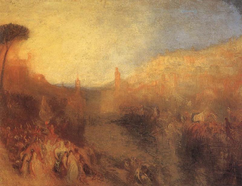 J.M.W. Turner The Departure of the Fleet oil painting image